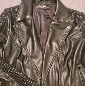 Gabrielle Union faux leather jacket